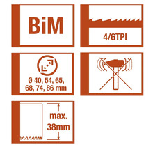 Informatie over bimetalen gatenzaagblad