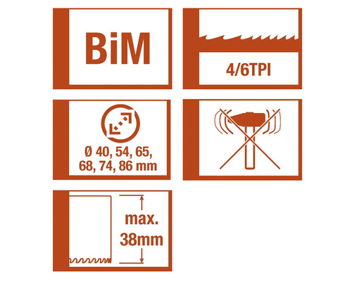 Informatie over bimetalen gatenzaagblad