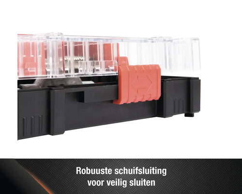 Zekeringkast met schuifslot