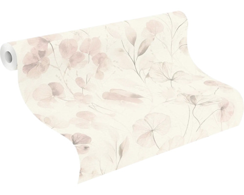 Behangrol met bloemmotief