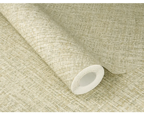 Rol behang met geweven structuur