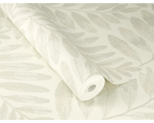 Rol behang met bladerdesign