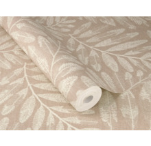 Behangrol met bladerpatroon