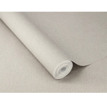 Een rol textielbehang met fijne structuur.