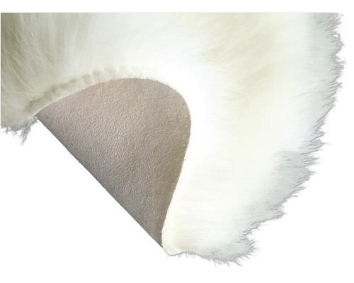 Detailopname van een tapijt met imitatievacht