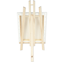 Houten schildersezel met canvas