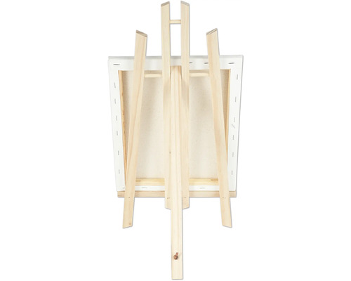 Houten schildersezel met canvas