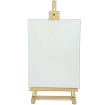 Houten schildersezel met canvas