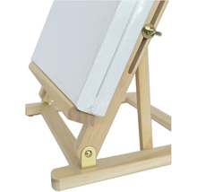Houten schildersezel met canvas