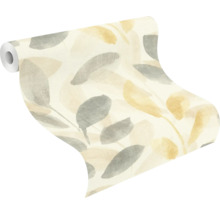 Behangrol met bladerenpatroon