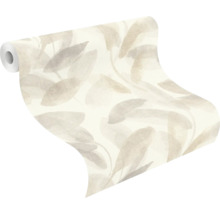 Behangrol met bladerpatroon