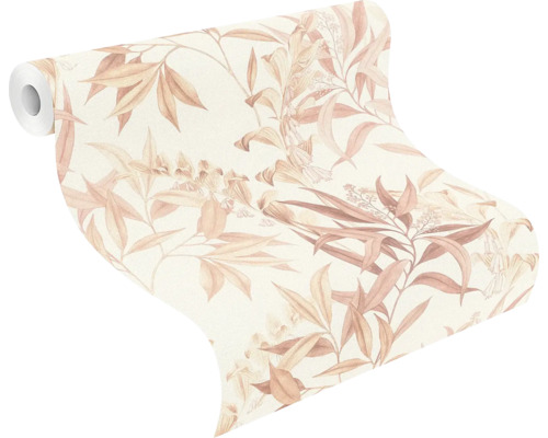 Rol behang met bloemmotief