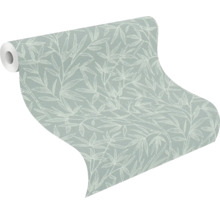 Behangrol met bladerenpatroon