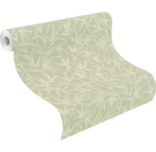 Behangrol met bladerenpatroon