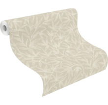 Behangrol met bladerpatroon