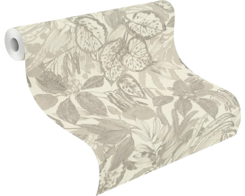 Behangrol met bloemmotief