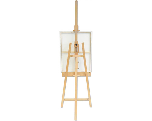 Houten schildersezel met canvas