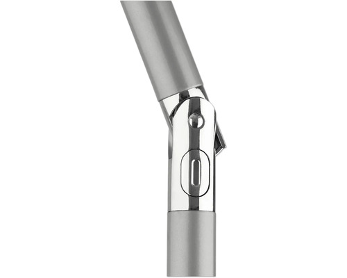 Detailopname van een verstelbare metalen buisverbinder