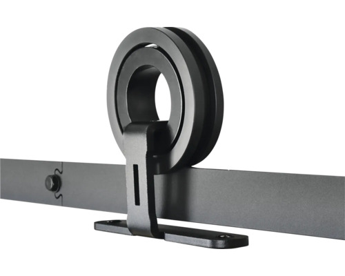 Metalen schuifdeurrailset
