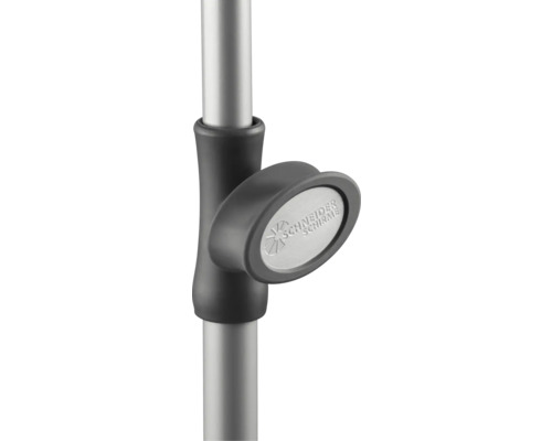 Schneider Schirme Logo op een parasol