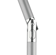 Detailopname van een verstelbaar metalen verbindingsstuk.