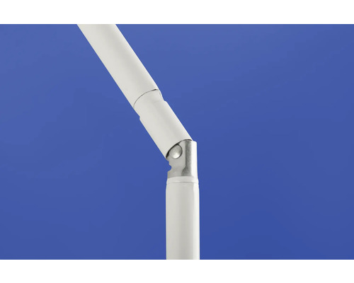 Verstelbaar, wit buiskoppelstuk