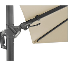 Detailopname van een parasol met slinger mechanisme