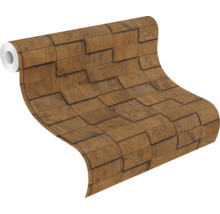 Behangrol met steenmotief