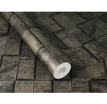 Rol behang met baksteenmotief