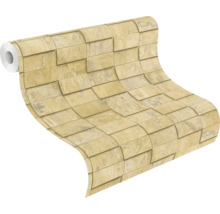 Rol behang met baksteenmotief