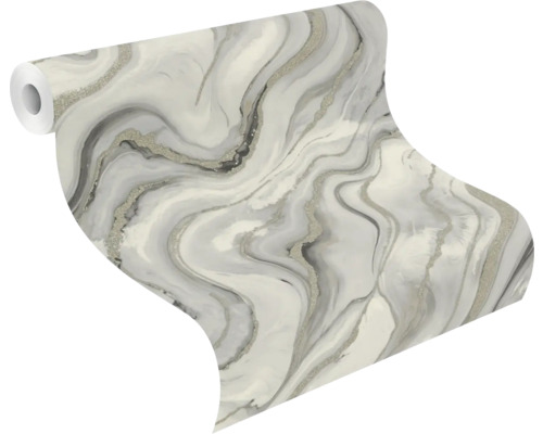 Rol behang met marmerpatroon