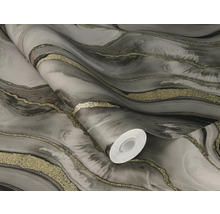 Behangrol met abstract marmerpatroon