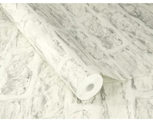 Behangrol met steenmotief