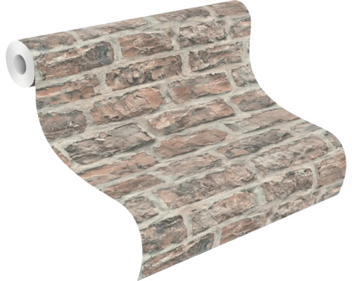 Behangrol met baksteenmotief