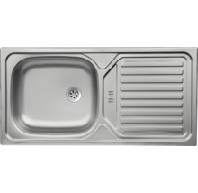 Roestvrijstalen spoelbak met afdruiprek