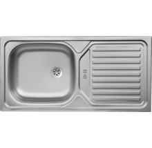 Roestvrijstalen spoelbak met afdruiprek