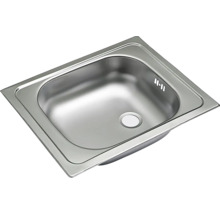 Spoelbak van roestvrij staal