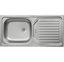 Roestvrijstalen spoelbak met afdruiprek