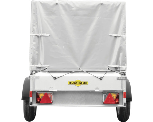 Humbaur aanhangwagen met zeil