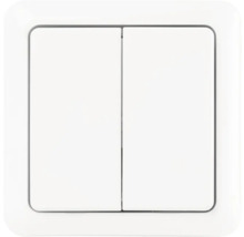 Dubbele schakelaar voor wandmontage