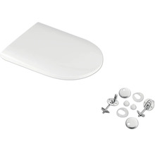 Toiletdeksel met bevestigingsmateriaal