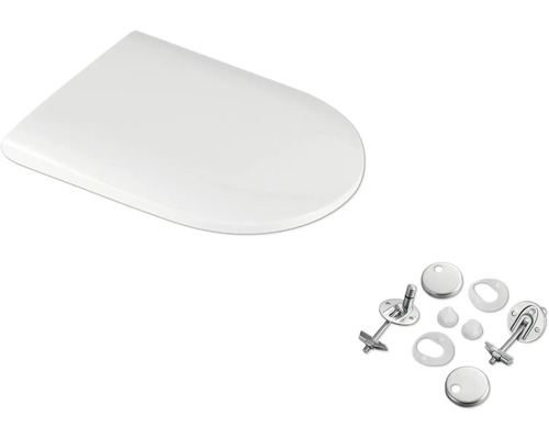 Toiletdeksel met bevestigingsmateriaal