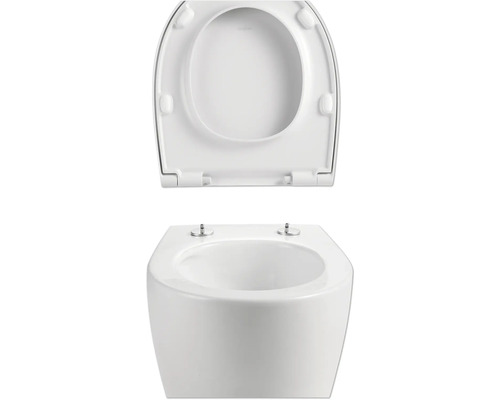 Wandcloset met toiletzitting