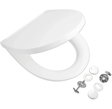 Toiletzitting met bevestigingsmateriaal