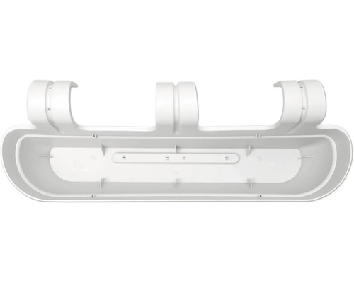Witte radiatoropzetstuk voor warmteverdeling