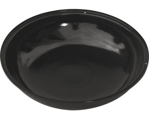 Zwarte vuurschaal van staal