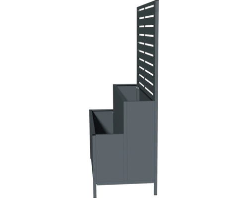 Bloembak met klimrek voor de tuin