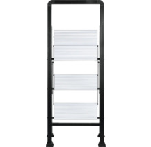 Vrijstaande zonwering met drie aluminium lamellen