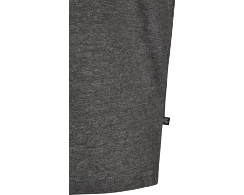 Detailweergave van een grijs T-shirt