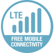 LTE-symbool voor gratis mobiele verbinding
